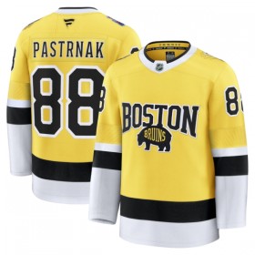 Miesten NHL Boston Bruins Pelipaita 2025-26 Fanatics NHL Stadium Series Premium David Pastrnak Gold